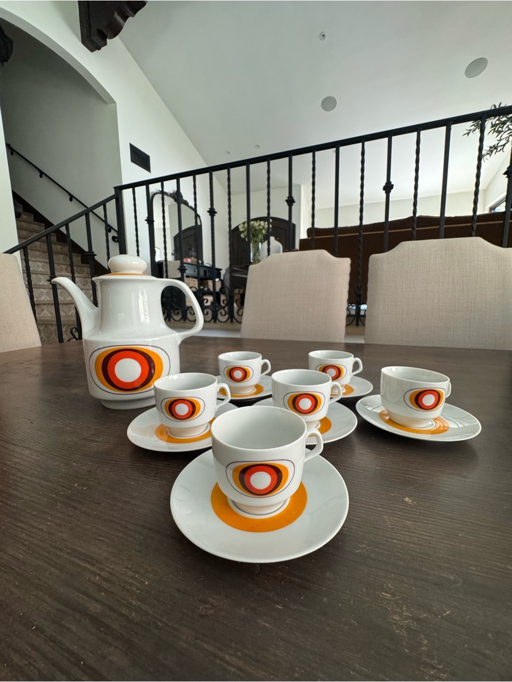 Vintage 1970s Mitterteich Bavaria Tea Set